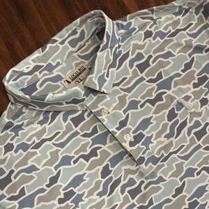Local Boy Outfitters NWT Dirty Myrtle Polo Size XL Cool Oak Camo